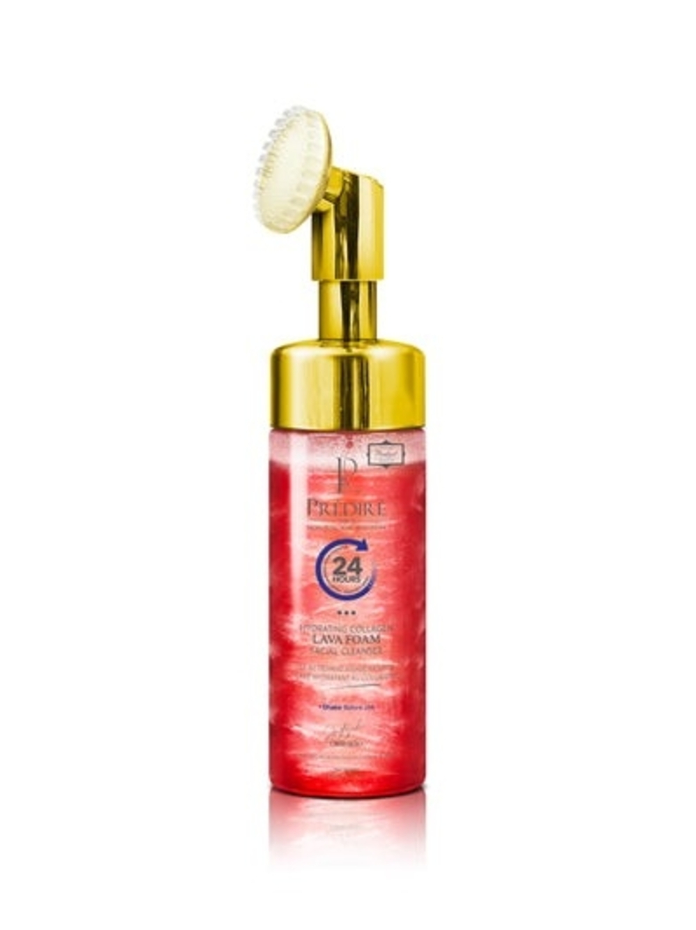 Predire Paris Hydrating Red Lava Foam Facial Cleanser with Collagen and Stem